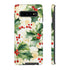 Christmas Holly on a Golden Background - Impact Resistant Phone Case Samsung Galaxy S10 Plus Glossy